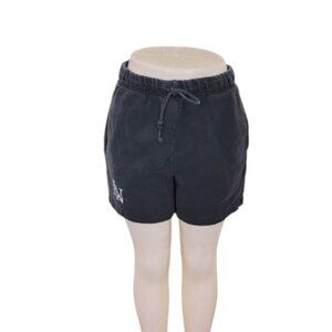 Elwood Women's Black Drawstring Elastic Waist Breathe Athletic Shorts Size S